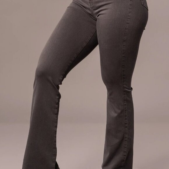 Fitjeans Pastel Flared - Charcoal - Size S - Picture 4 of 7